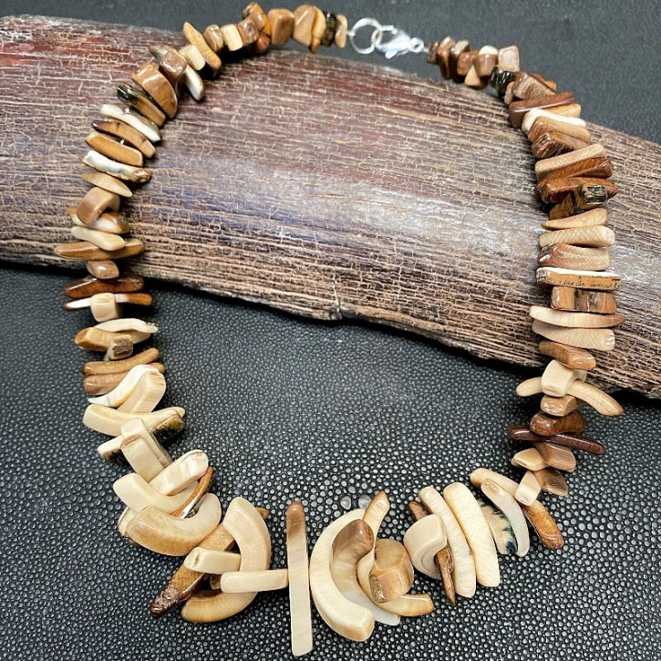 "Astkette" natur aus Mammutelfenbein