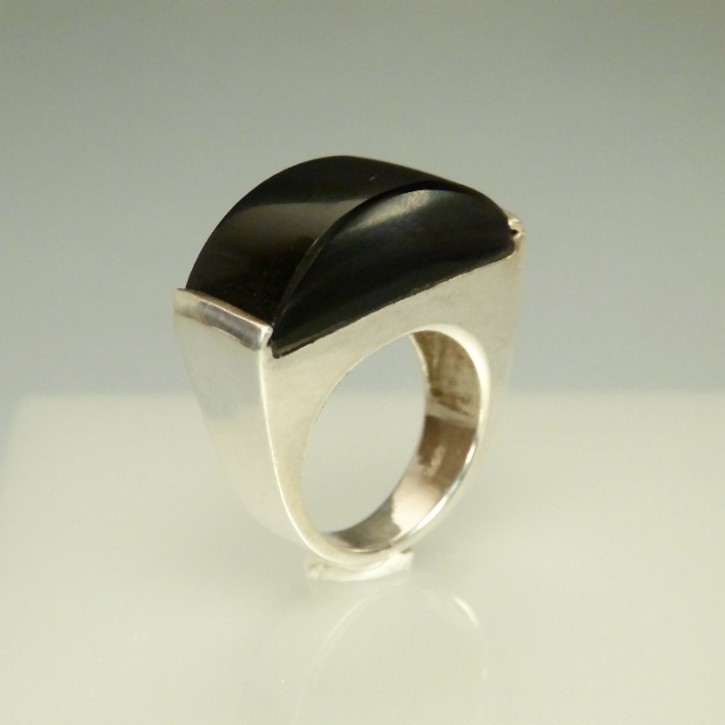 Silberring mit Onix W 17