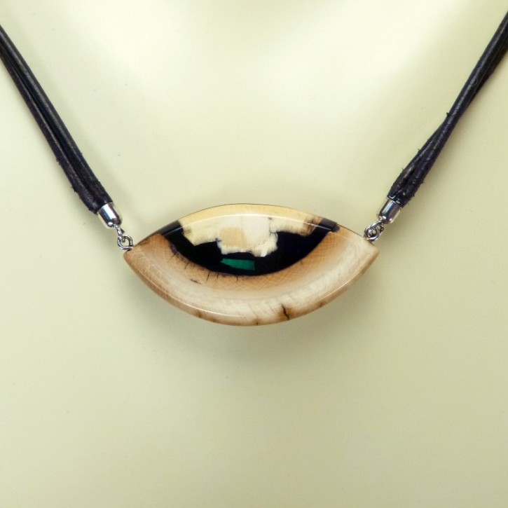 Mammut-Collier mit Malachit