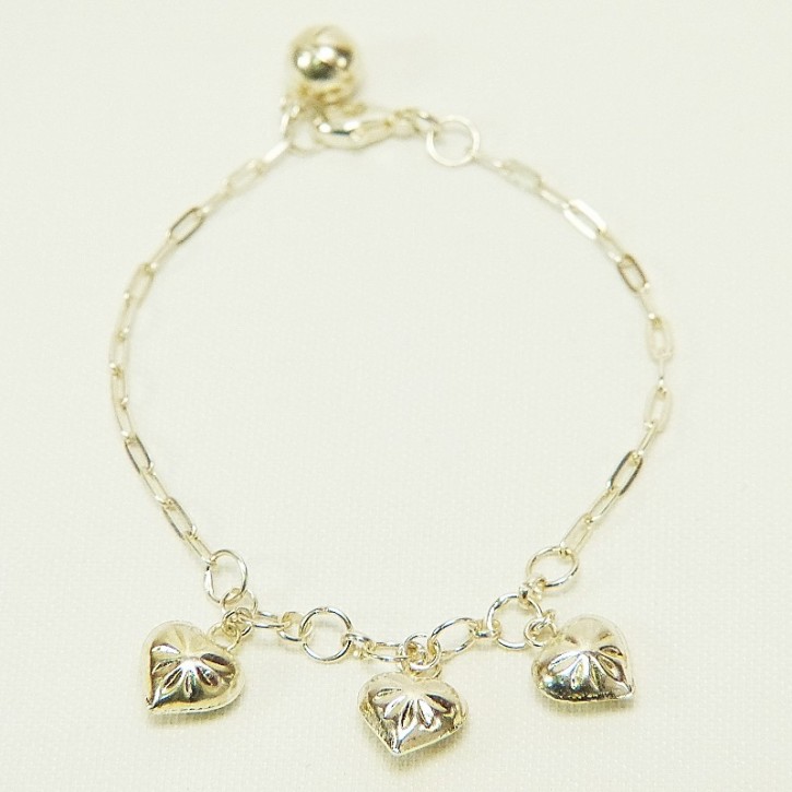 Silberarmband mit Glöckchen