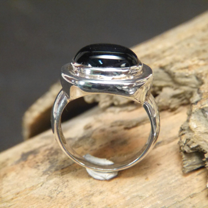 Silberring mit Onix W 19,1