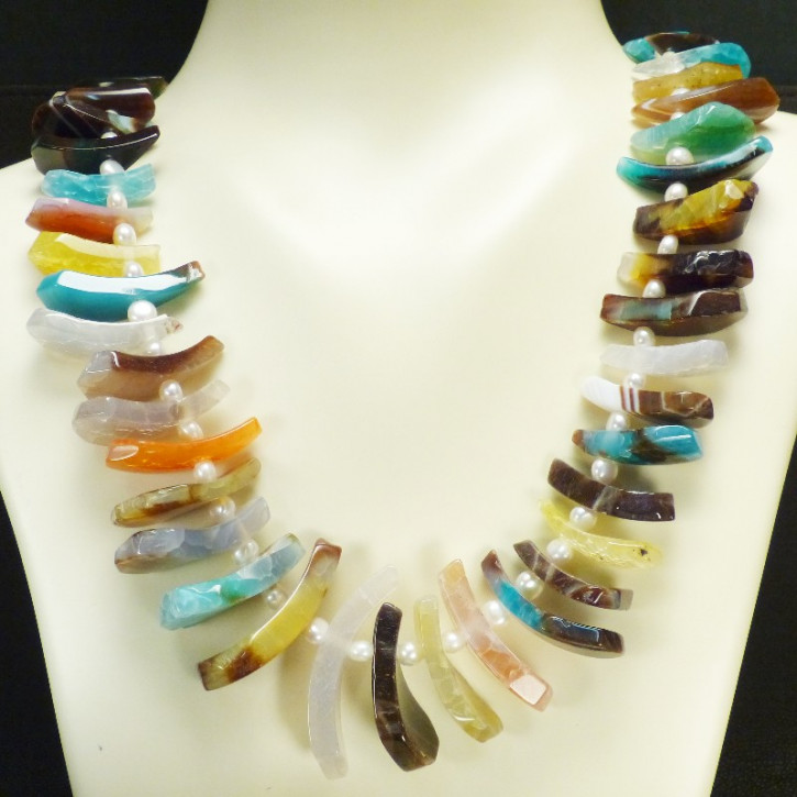 Achatkette Multicolor