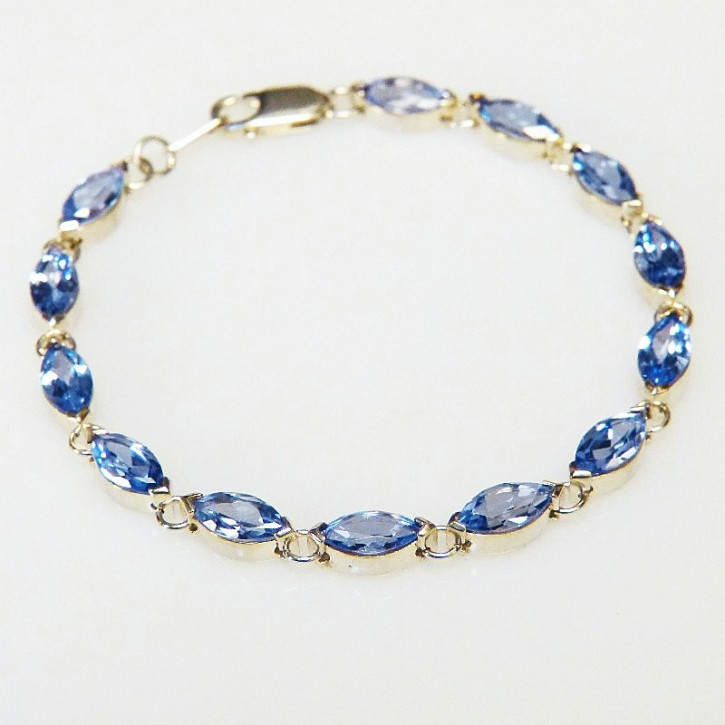 Silberarmband mit Zirkonia