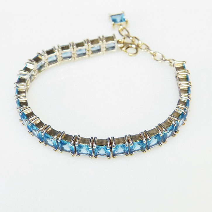 Silberarmband mit Zirkonia