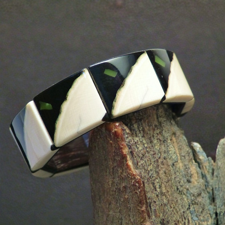 Mammut-Armband mit Jade