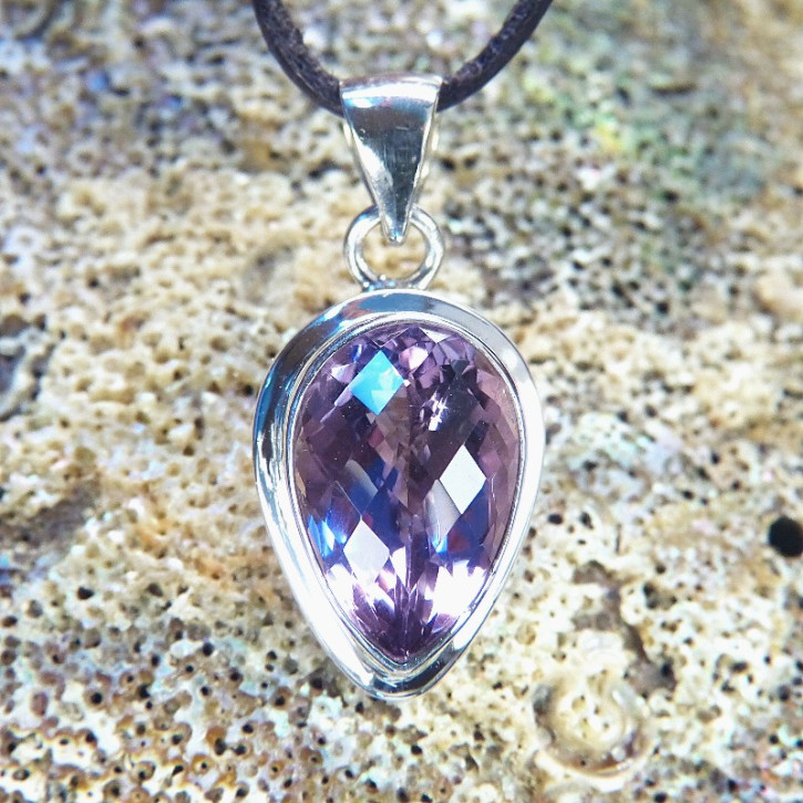 Silberanhänger mit Amethyst