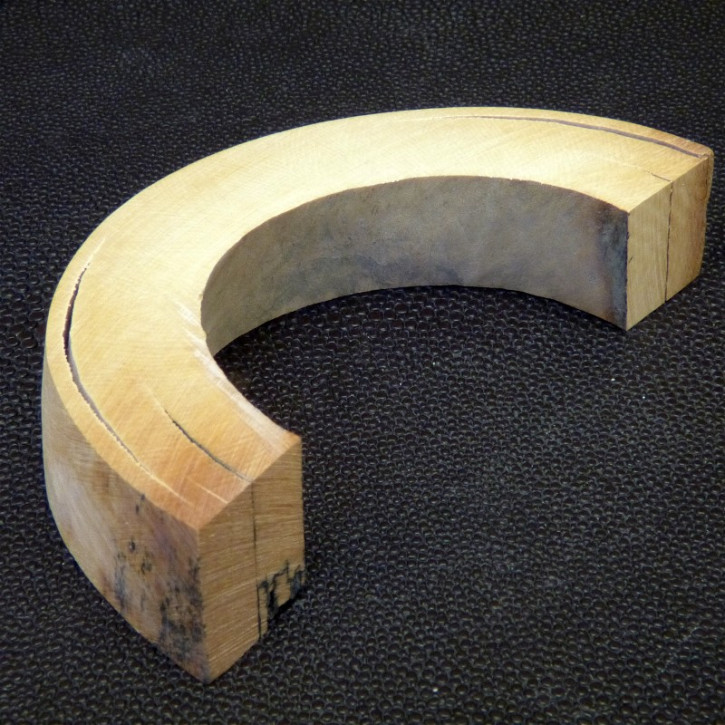 Mammut-Bogensegment braun ca. 86 x 48 x 15 mm