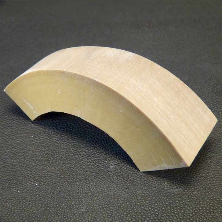 Mammut-Bogenabschnitt braun ca. 108x22-35x24mm