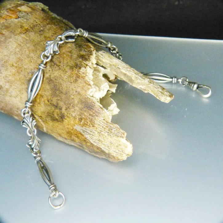 Silberarmband Antikfinish