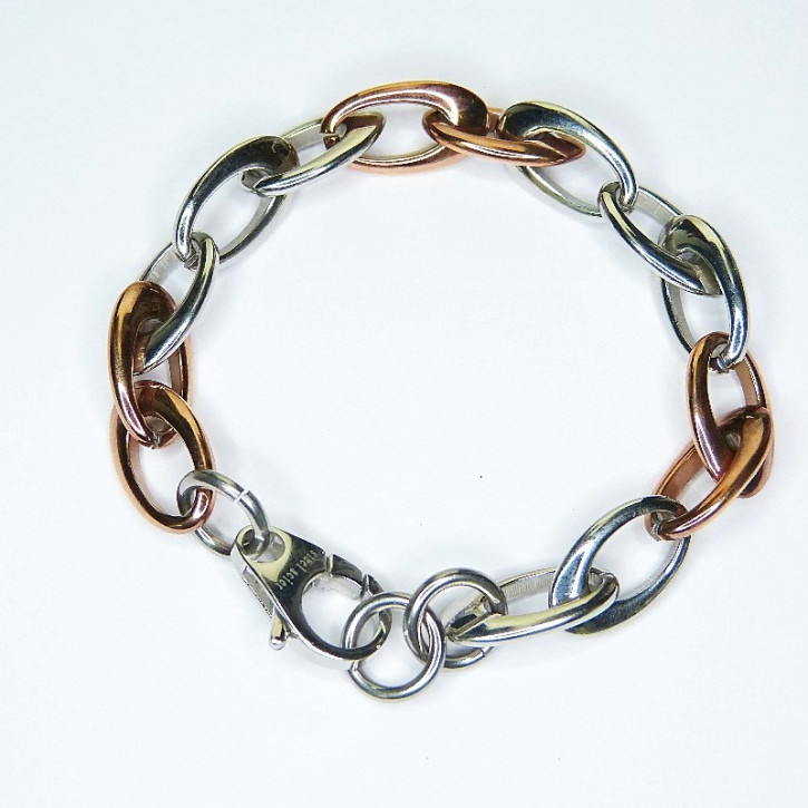 Armband Edelstahl rosévergoldet