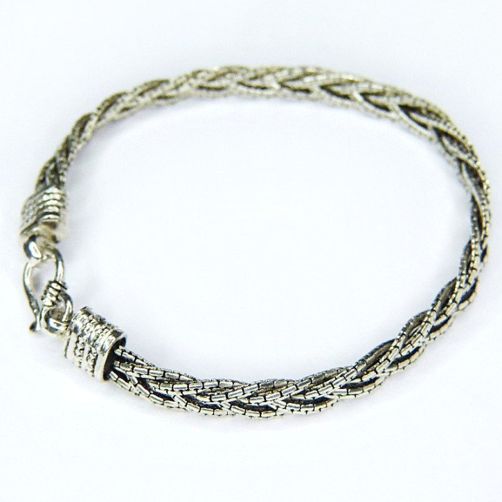 Armband Silber 925/- geflochten