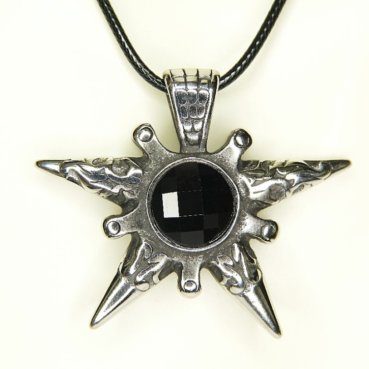 Edelstahlanhänger "Chaosstern"