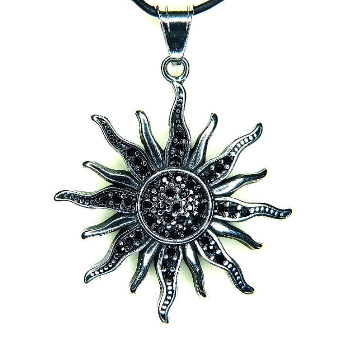 Edelstahlanhänger "Sonne"