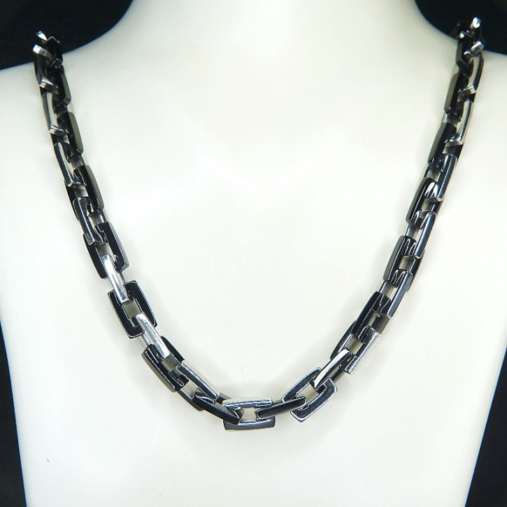 schwere Designkette Edelstahl