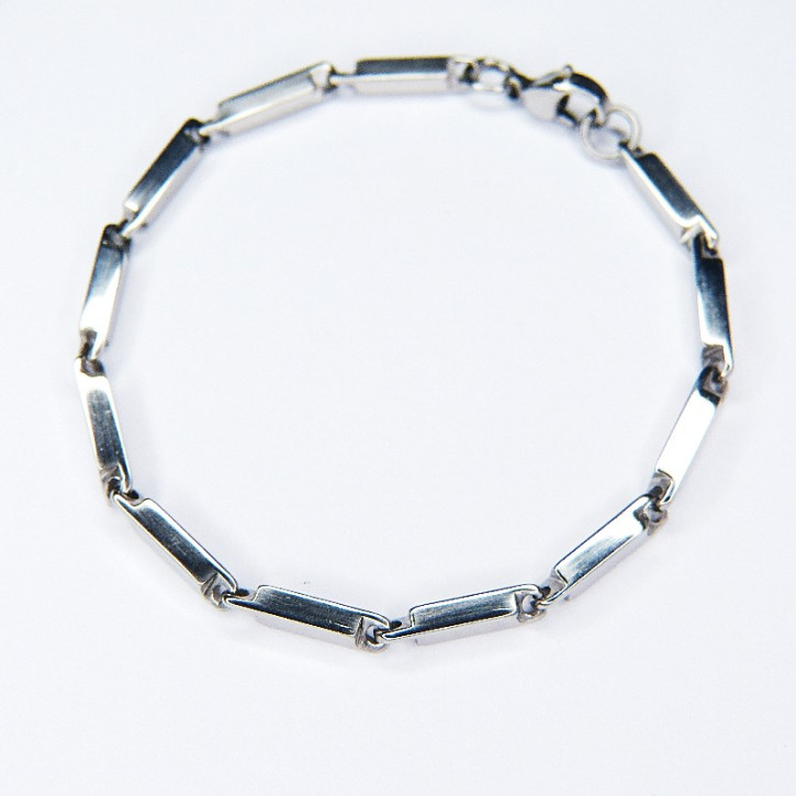 Armband Edelstahl glänzend 19cm