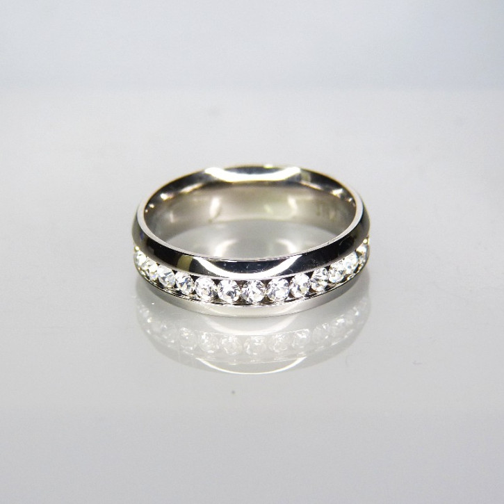 Memory-Ring Edelstahl Größe 50 (Ø ca. 15,9 mm)
