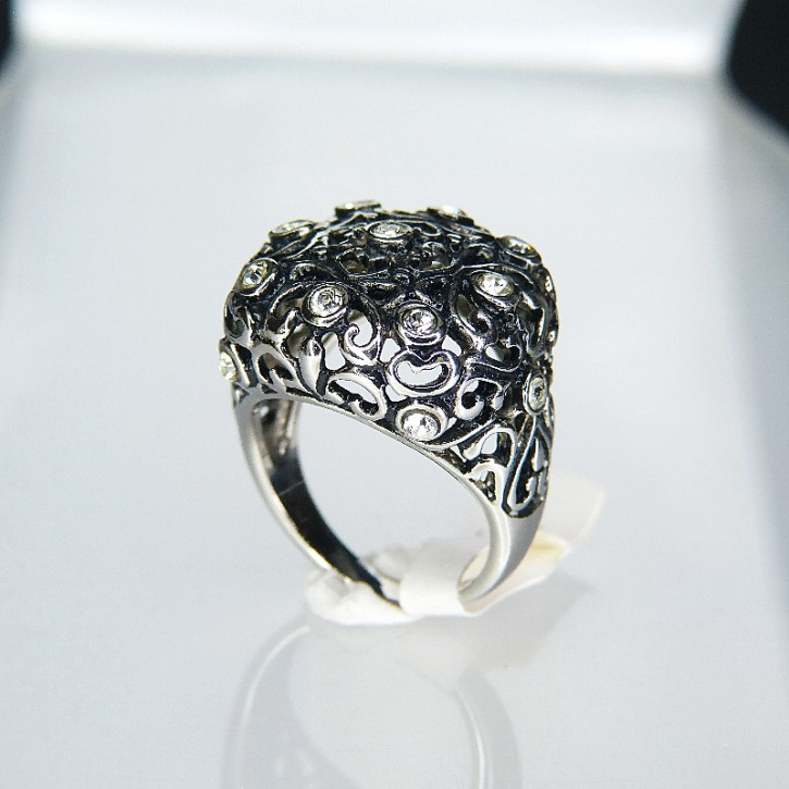 Edelstahlring "antikfinish" W 20,1