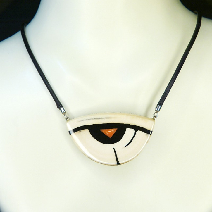 Mammut-Collier mit "Koralle"