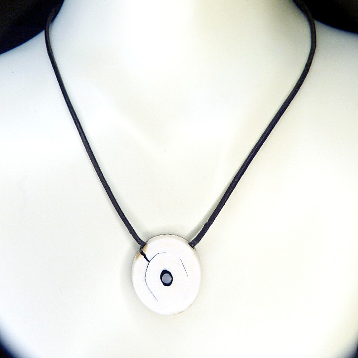 Mammut-Collier mit Perlmutt