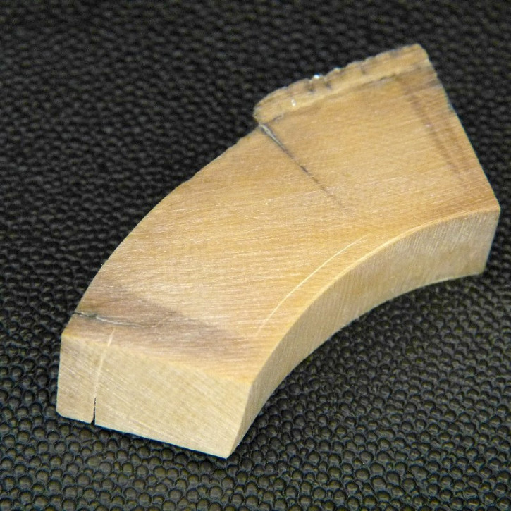 Mammut-Bogenstück braun ca.54x19x13-14mm