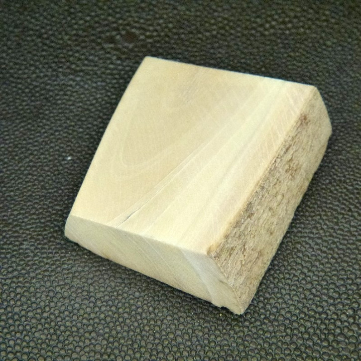 Mammut-Zuschnitt mit Rinde ca.50x44-42x20-2,5mm