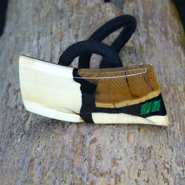 Mammut-Haarschmuck mit Gummi