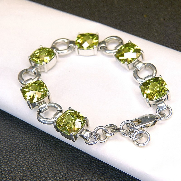 Silberarmband mit Zirkonia