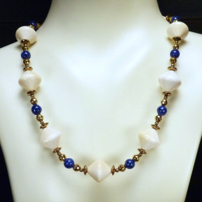 eldes Collier aus Mammut mit Lapislazuli