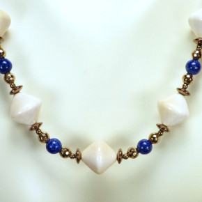 eldes Collier aus Mammut mit Lapislazuli