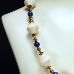 eldes Collier aus Mammut mit Lapislazuli