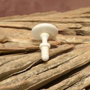 Möbelknopf gerillt 18mm