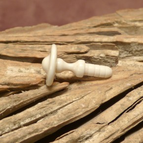 Möbelknopf gewellt 17mm
