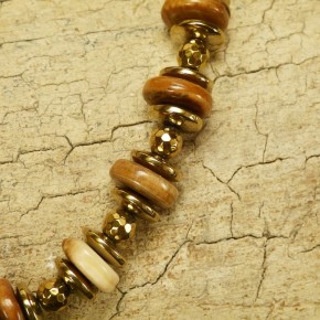 Collier Mammut mit Hämatit