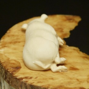 Schwein liegend Mammut-Elfenbein