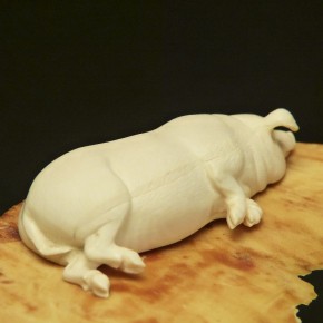 Schwein liegend Mammut-Elfenbein