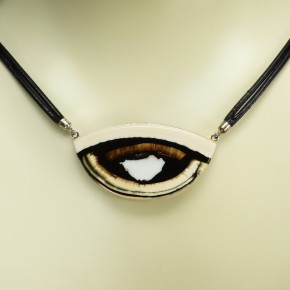 Mammut-Collier mit Achat