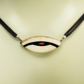 Mammut-Collier mit Koralle