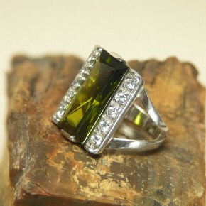 Silberring 925/- mit Zirkonia W16,5