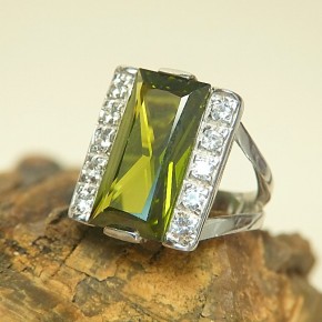 Silberring 925/- mit Zirkonia W16,5