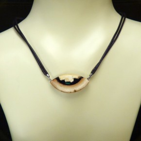 Mammut-Collier mit Malachit