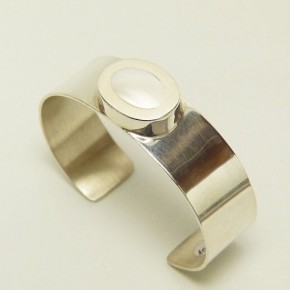 Armspange 925/- mit Perlmutt