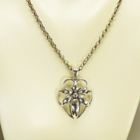 Silber-Collier im Jugendstil