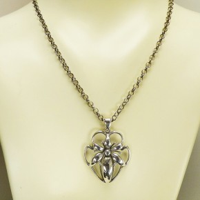 Silber-Collier im Jugendstil