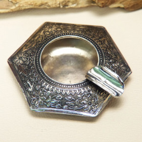 Aschenbecher verziert Silber 925/-