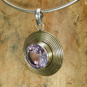 Silberanhänger mit Amethyst