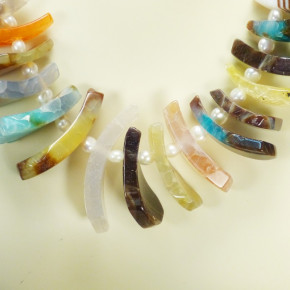 Achatkette Multicolor