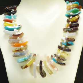Achatkette Multicolor