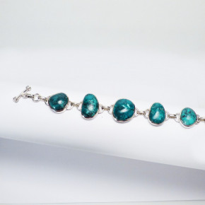 Silberarmband mit Türkis