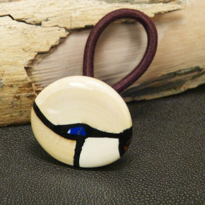 Mammut-Haarschmuck mit Gummi