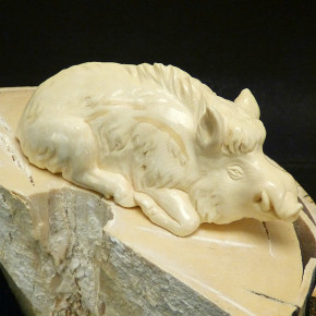 liegendes Wildschwein groß